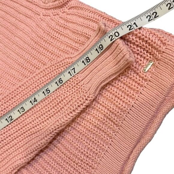 PINK by Victoria's Secret Women's Pink Knit Hooded Cropped Sweater Size X-Small - Picture 10 of 10